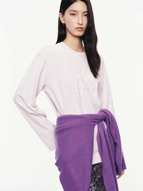 Fade Resistant Coating insulated Letter Printed Cotton T-shirt