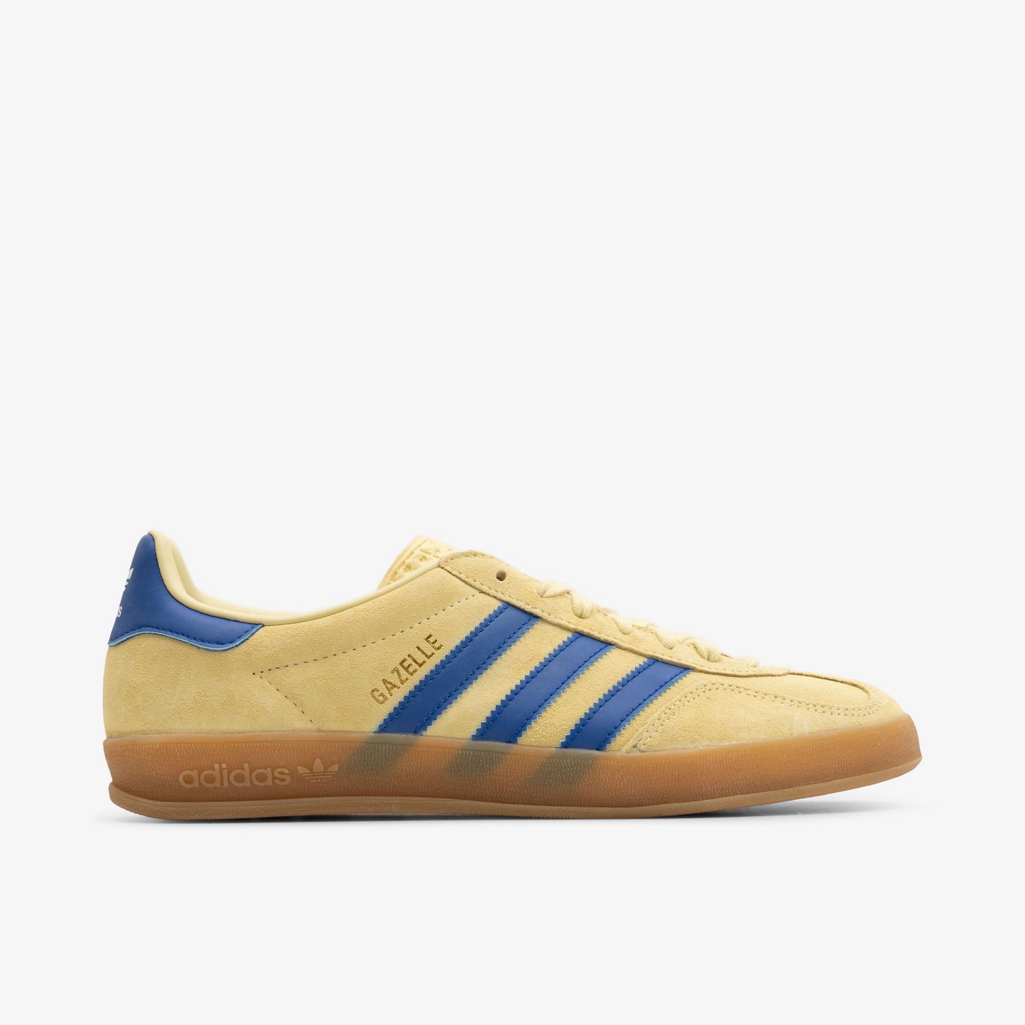 Power Step adidas Originals Gazelle Indoor Powder Yellow / Team Royal Blue - Footwear White