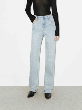 Light Blue Cotton Jeans Eco Friendly Night Out Professional Wear Weekend Warrior