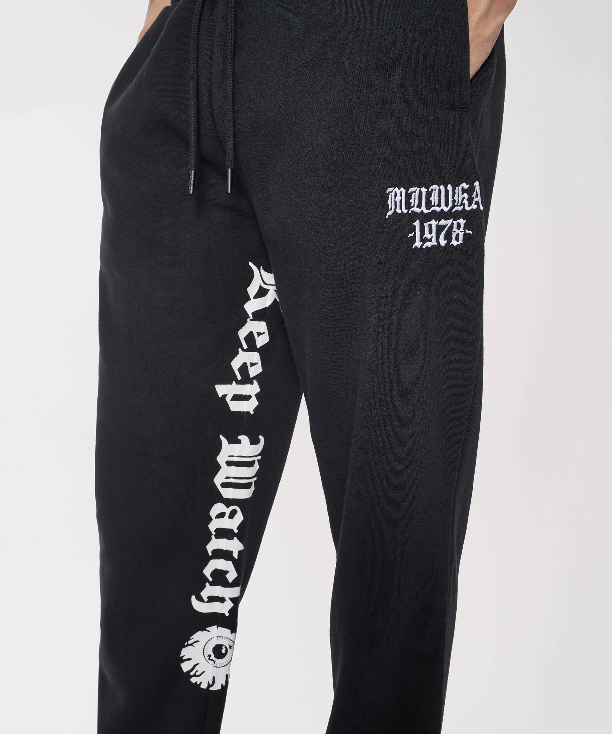 Mishka Death Adders Jogger Pants - Black Fashionable Cut