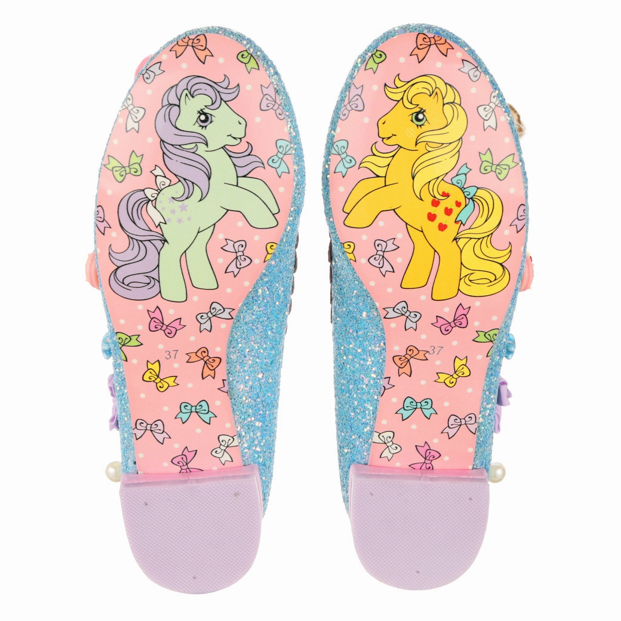 Easy Slip-On Design Fashion Forward Playful Ponies Wide Fit