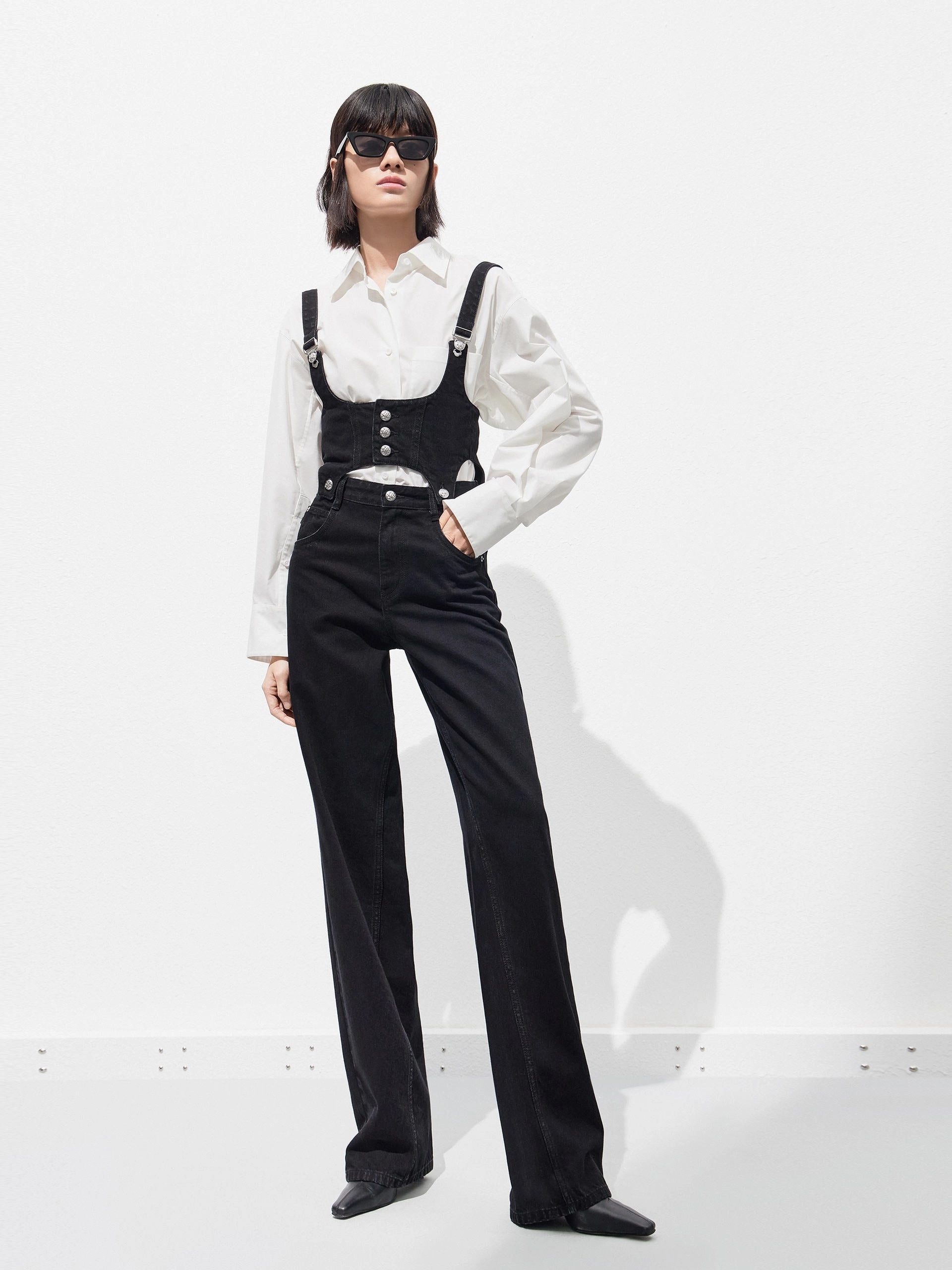 Casual Edge Detachable Two Piece Jumpsuit