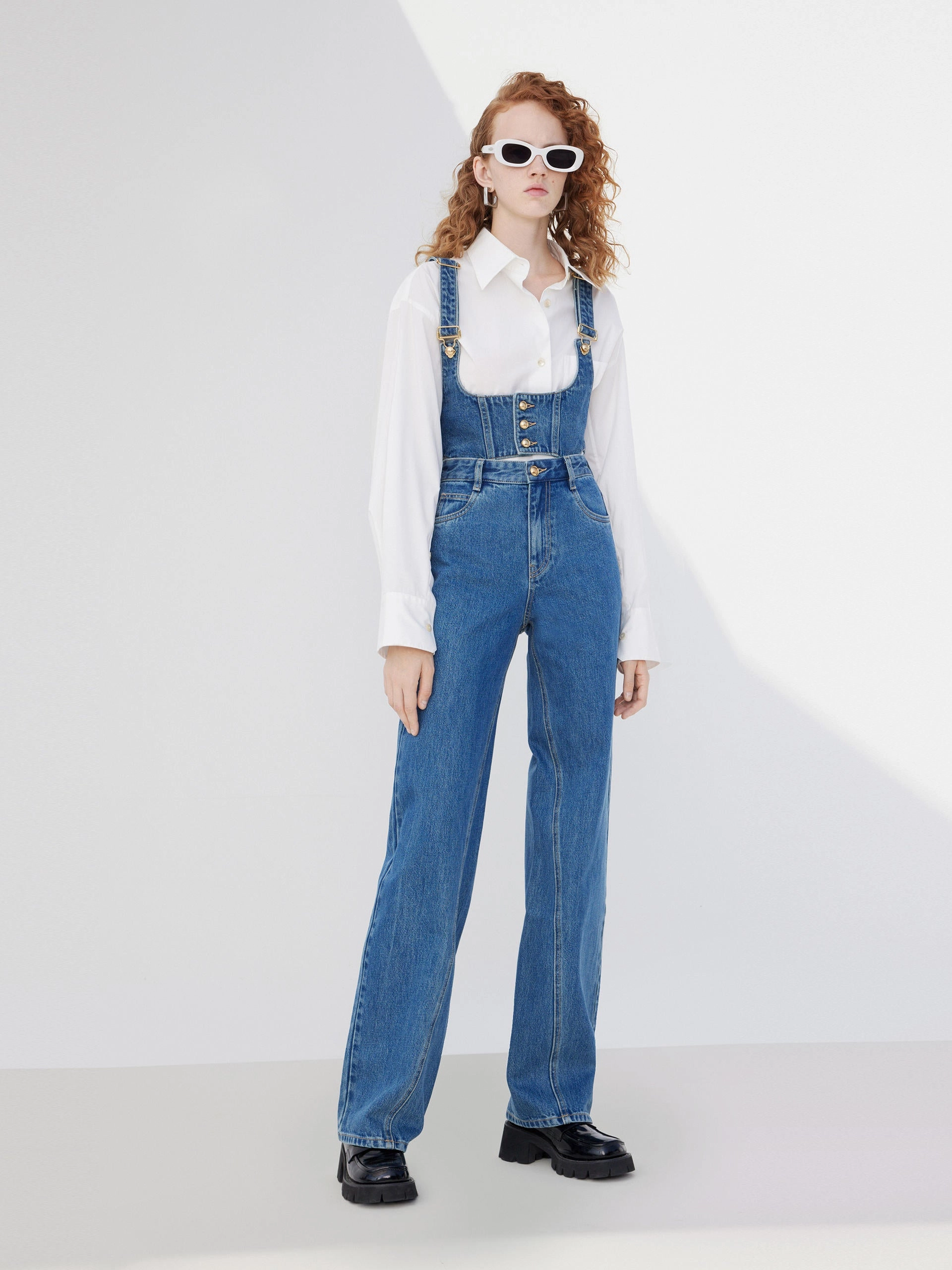 Layer-Friendly Detachable Two Piece Jumpsuit
