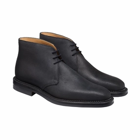 Molton Black Rough-Out Suede Insulated Cold Weather Commuter Weekend Wear