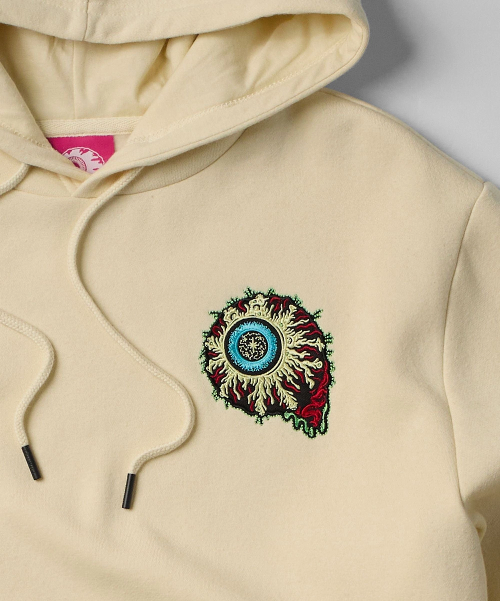Mishka Rock Embroidered Hoodie - Khaki Reinforced Stress Points ComfortStretchFit