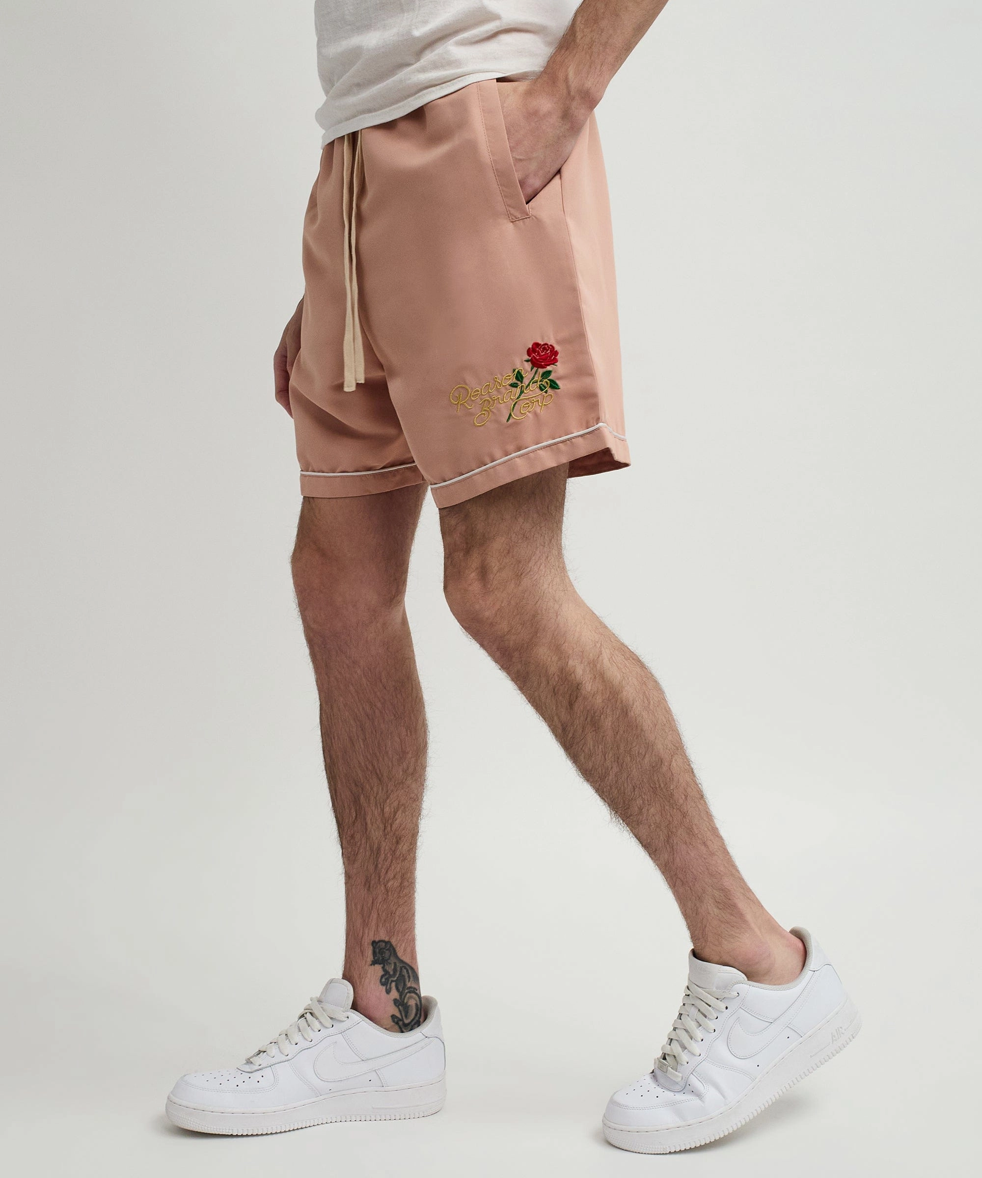 Clubmaster Embroidered Shorts - Sand Long Sleeve Shirt WaterRepellent Coating