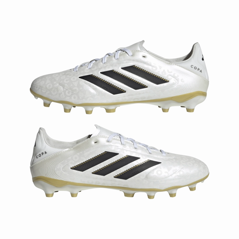 Adidas Copa Pure 3 League FG/MG Football Boots (Zero Metallic/Core Black/Gold Metallic) Adaptive stability