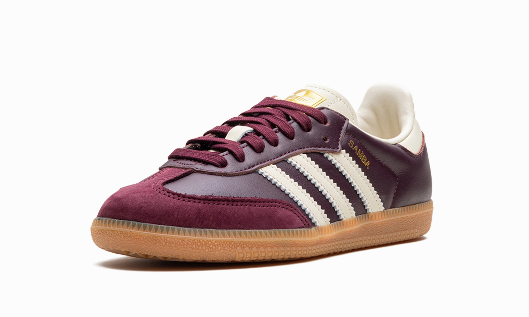 Clean Movement SAMBA OG WMNS "Maroon / Cream White"