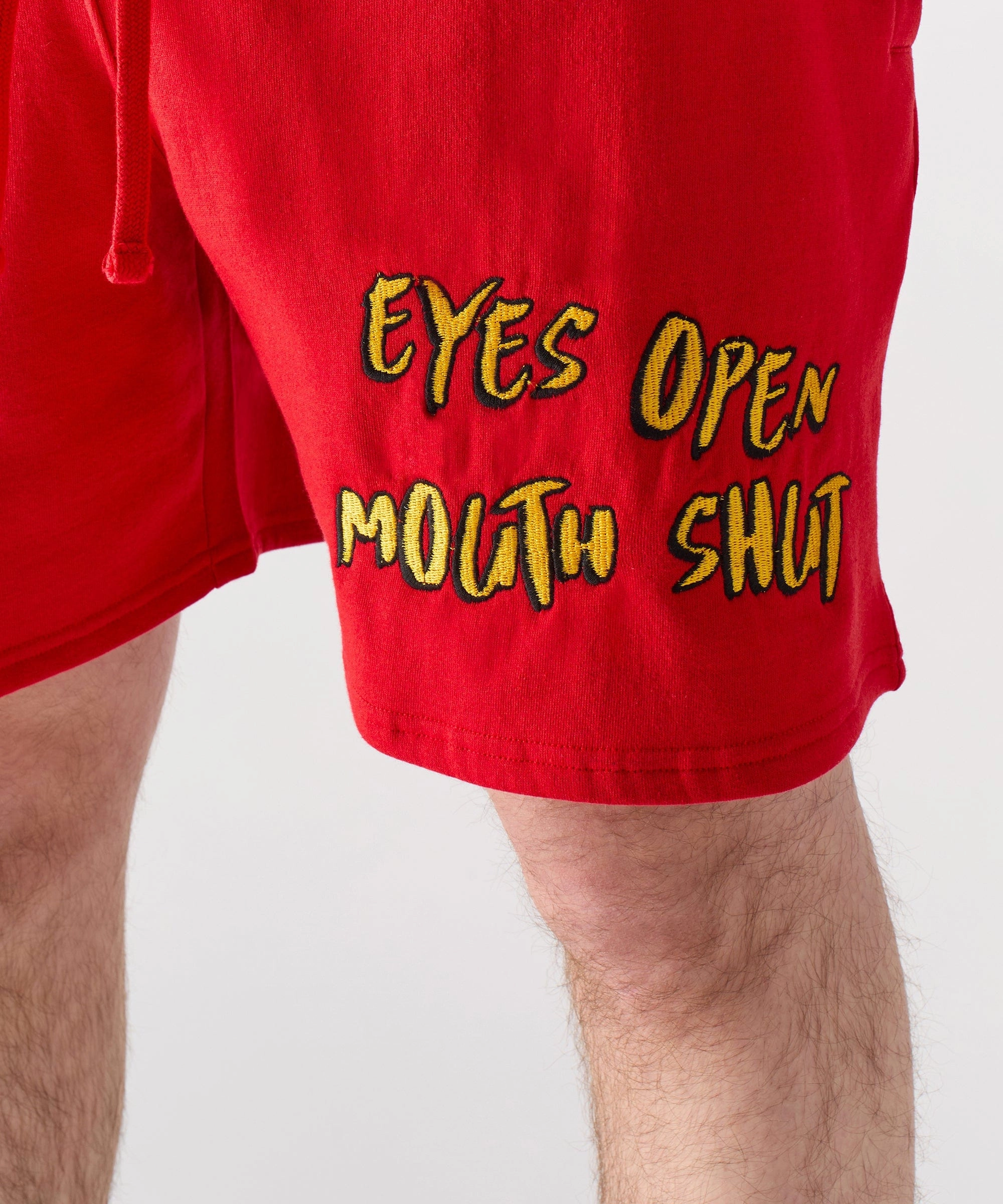 Trust No One Short - Red Comfy Fit