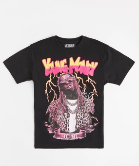 Antibacterial Lil Wayne A Milli Short Sleeve Tee - Black