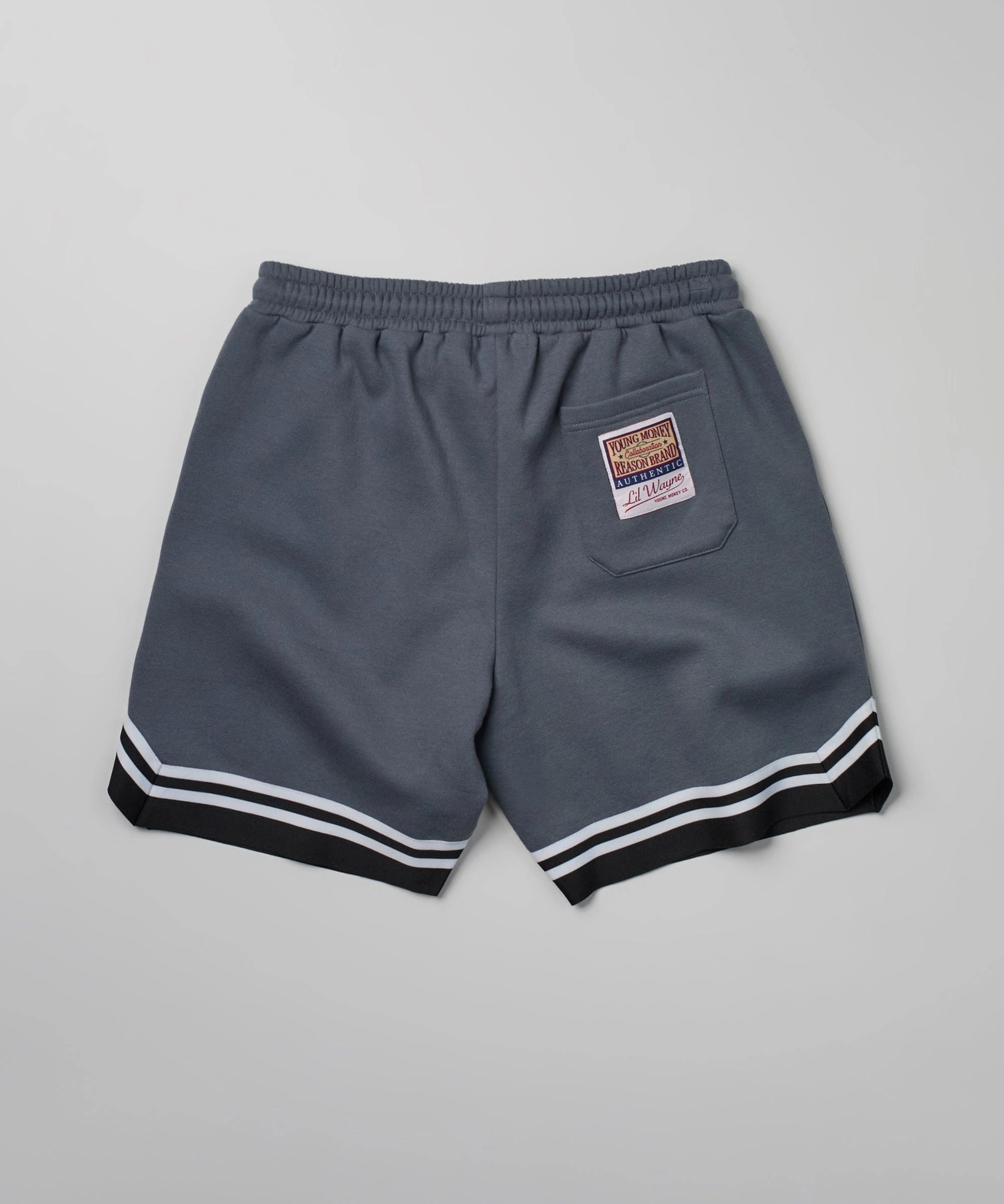 MultiPanelDesign Lil Wayne Property Of Basketball Shorts - Grey