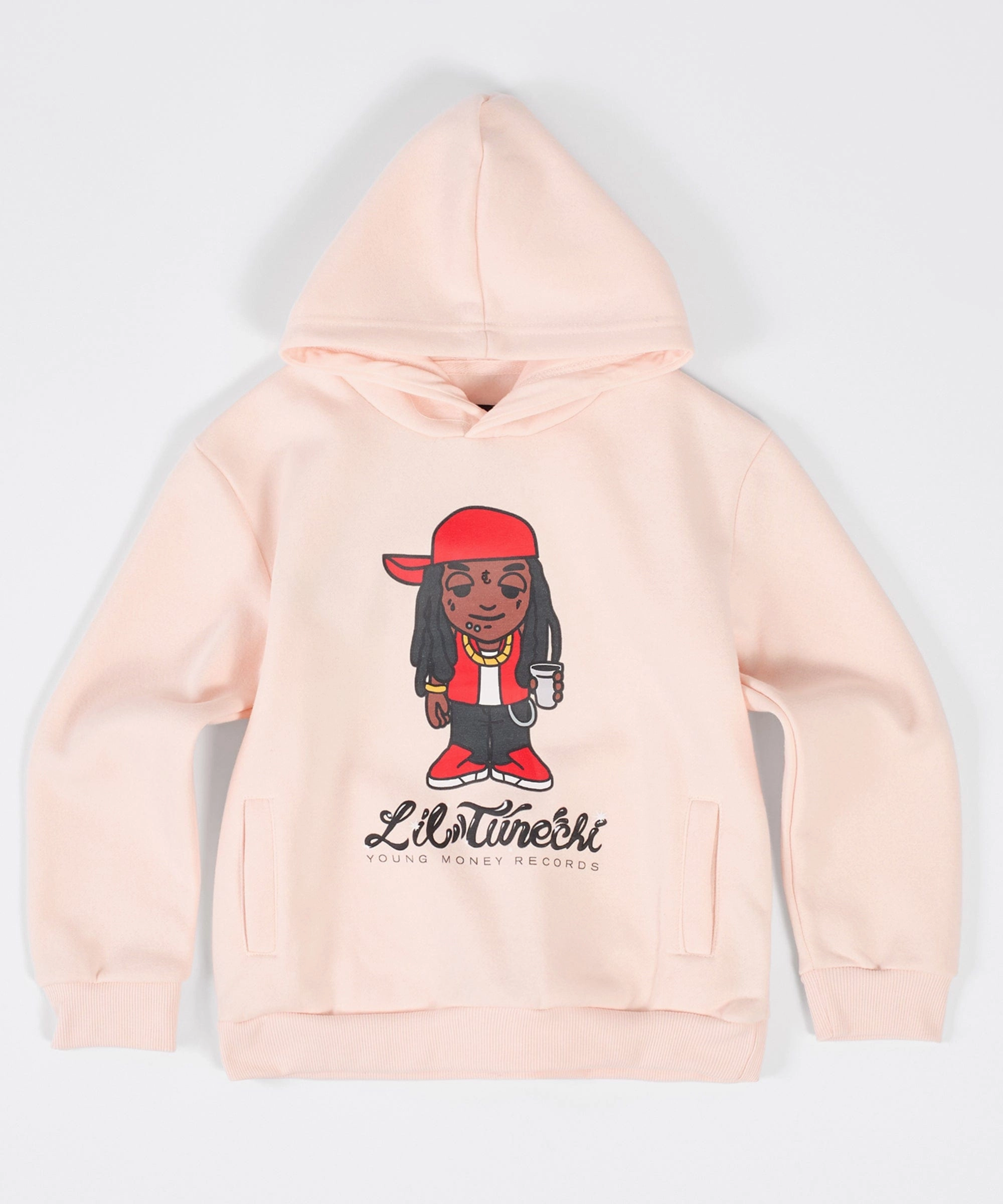 Lil Wayne Tunechi Hoodie - Cream Metallic Fiber Blend