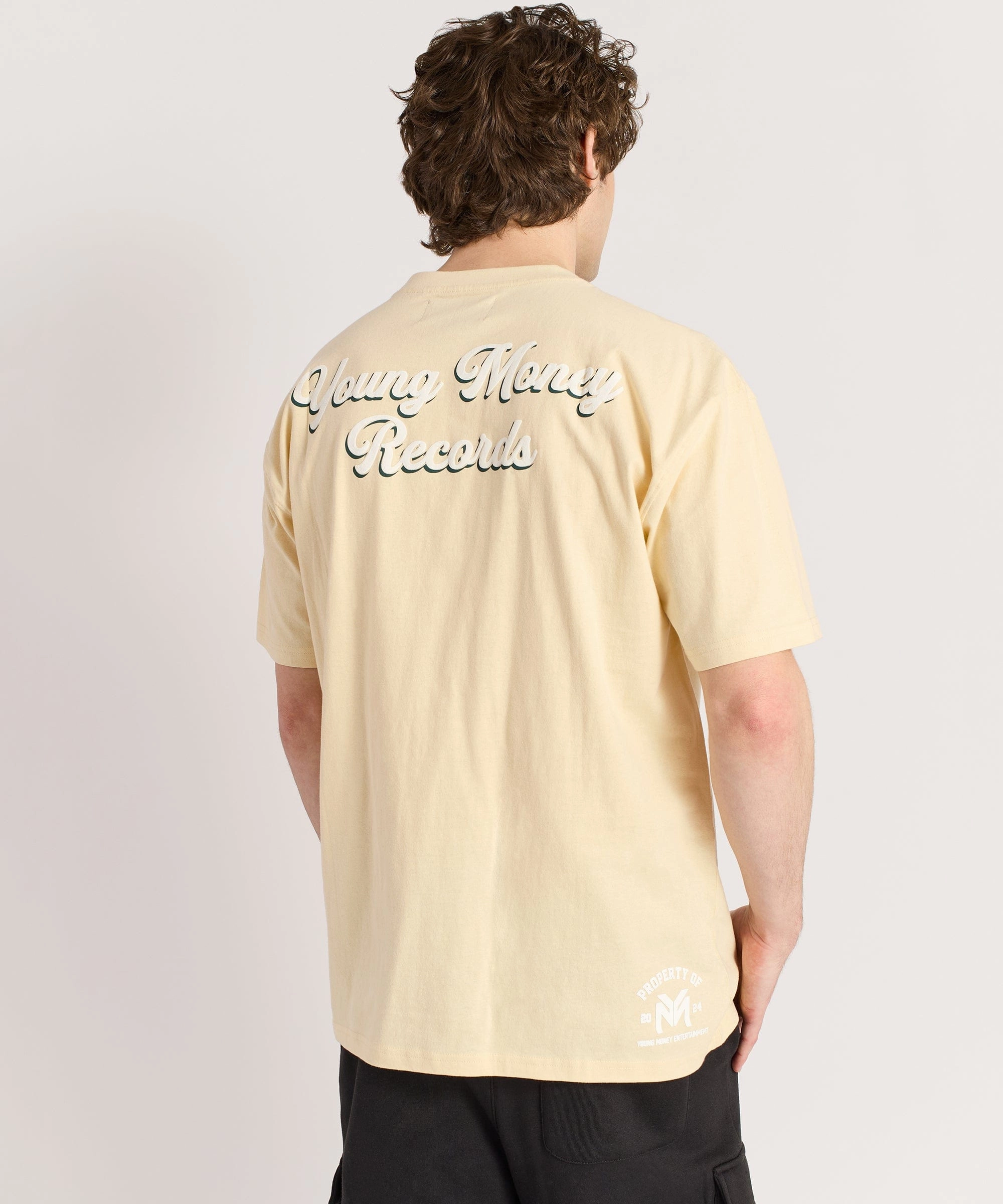 Lil Wayne Young Money Records Short Sleeve Tee  - Khaki Softened Edges QuickDrySystem