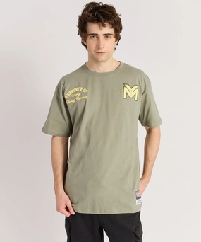 Breathable3DKnit Winter Wardrobe Lil Wayne Young Money Records Short Sleeve Tee - Olive Green
