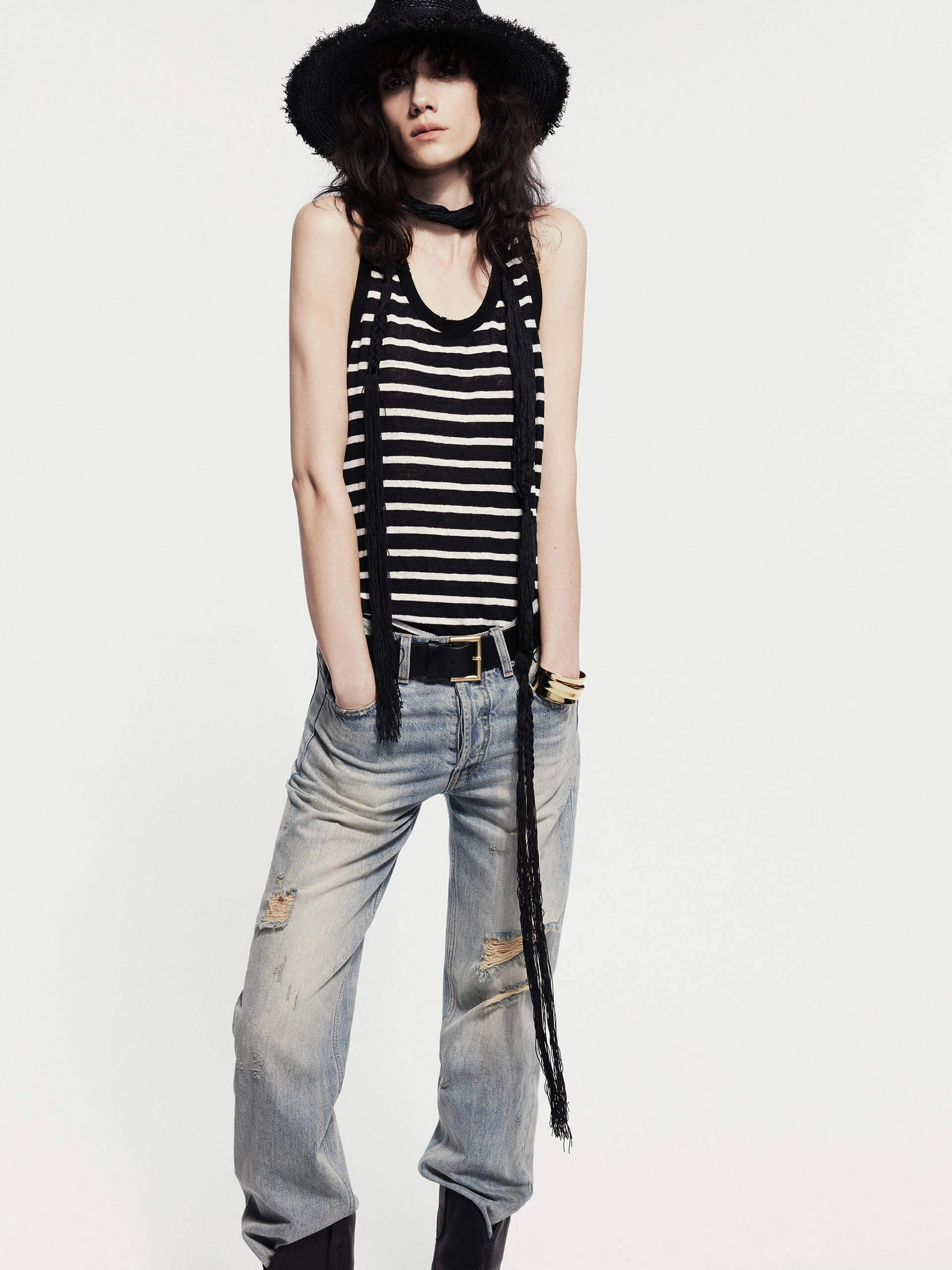 Linen Fitted Vest Top Hypoallergenic fabric