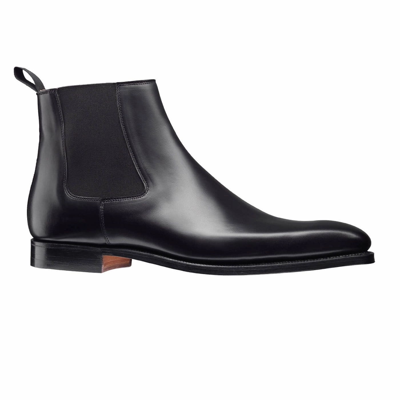 Lingfield Black Calf Rollbar Stability Subtle design