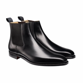 Lingfield Black Calf Anti microbial Cushioned Step All Day Wear