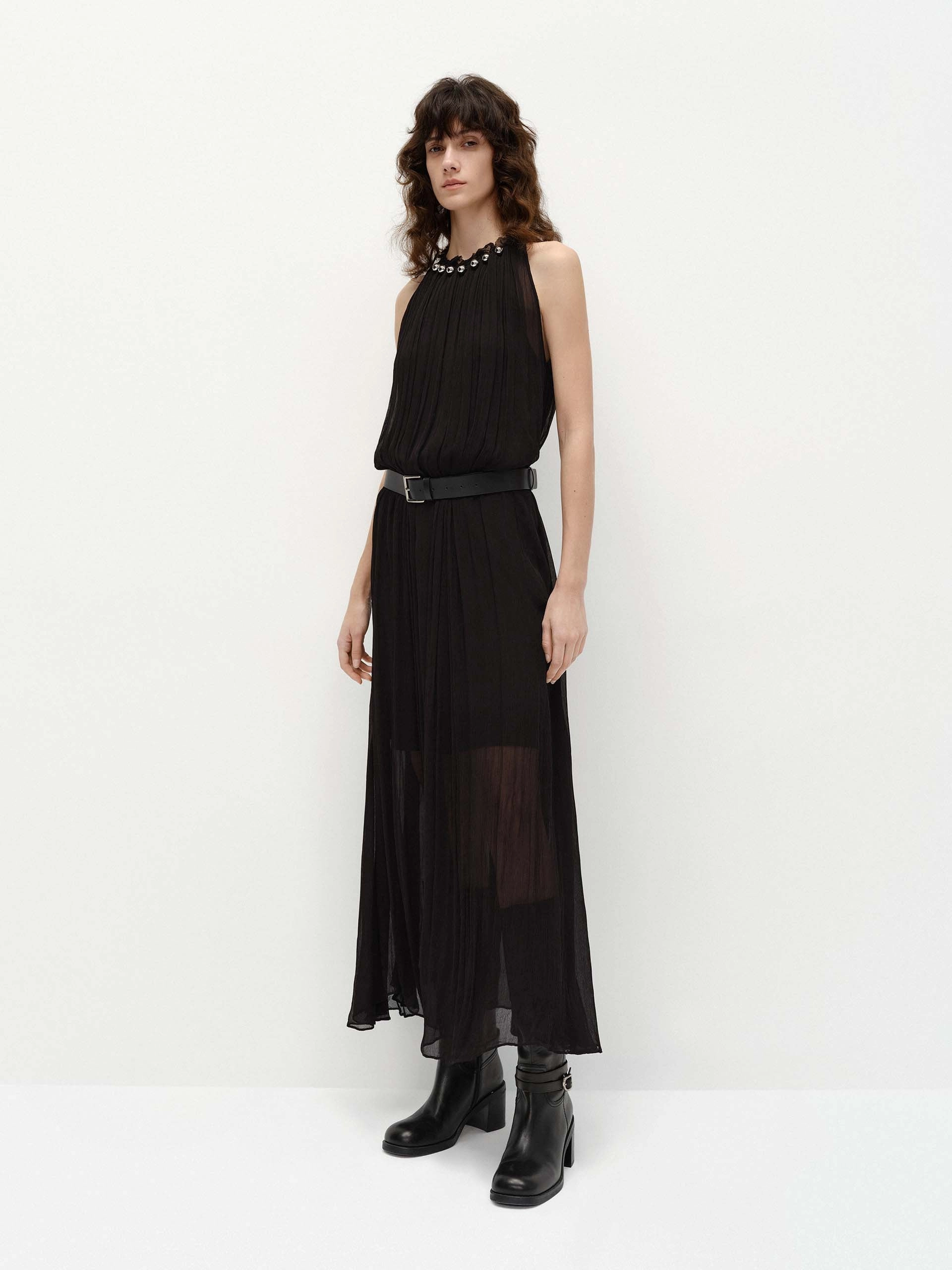 Casual Chic Wear Long Sleeveless Dress