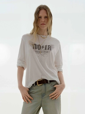 Classic Layer Wear Long Sleeves Printed T-shirt