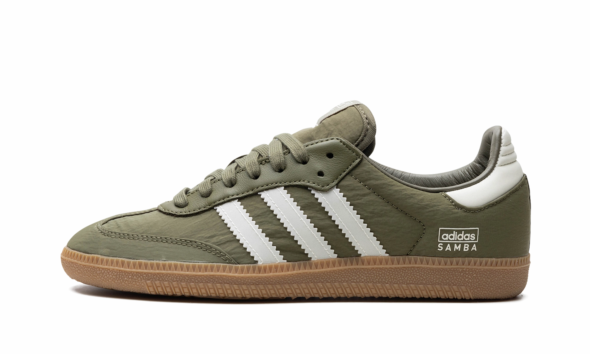 Samba "Reflective Pack - Focused Olive" Block Stride Eco Friendly Material Construction