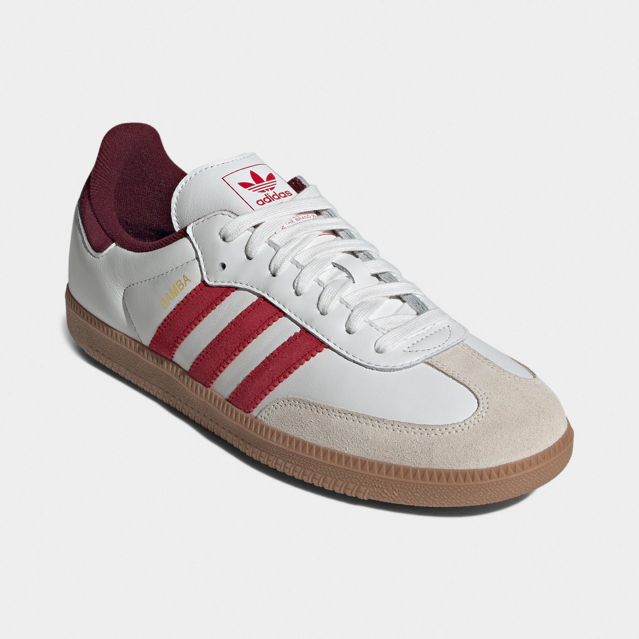 Agile Walk adidas Samba OG Off White / Better Scarlet - Shadow Red
