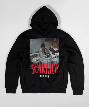 Fashion Statement Scarface Money Hoodie - Black