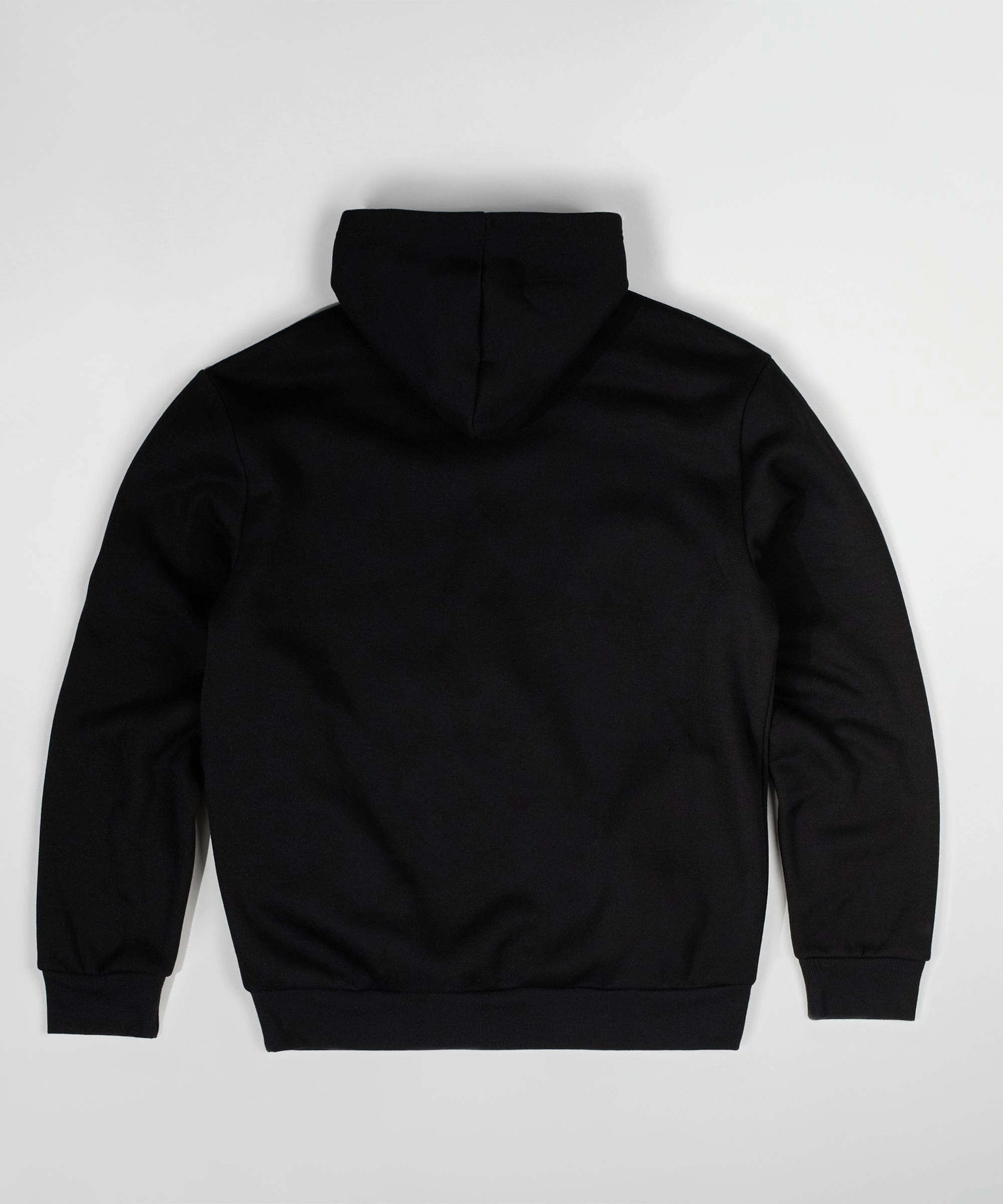 Flatlock Seam Technique Scarface Money Hoodie - Black