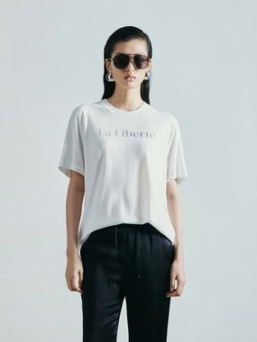Summer Comfort Breathable Wearable Loose Letter Print T-shirt