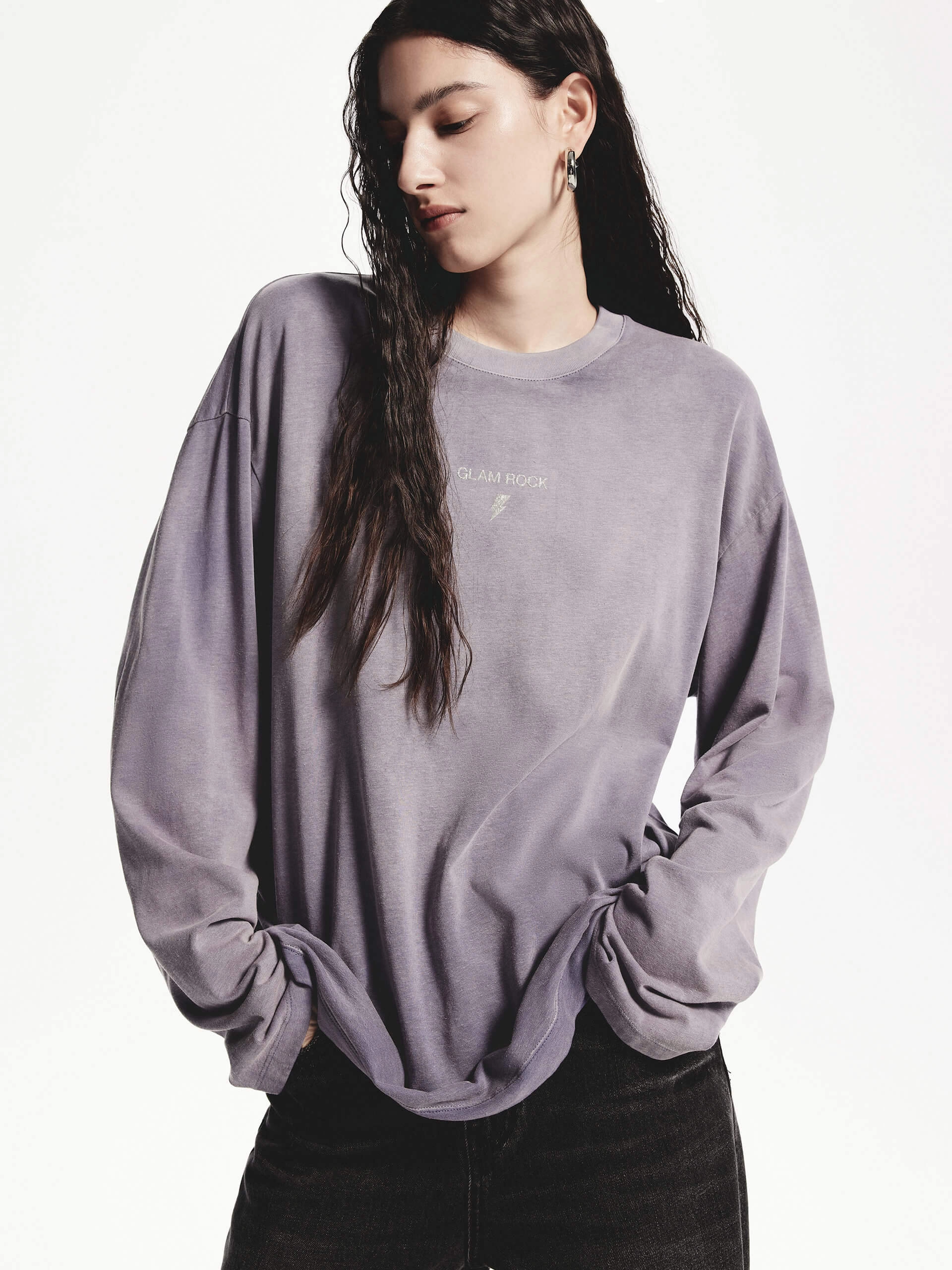 Loose Long Sleeve T-shirt Cool Fit