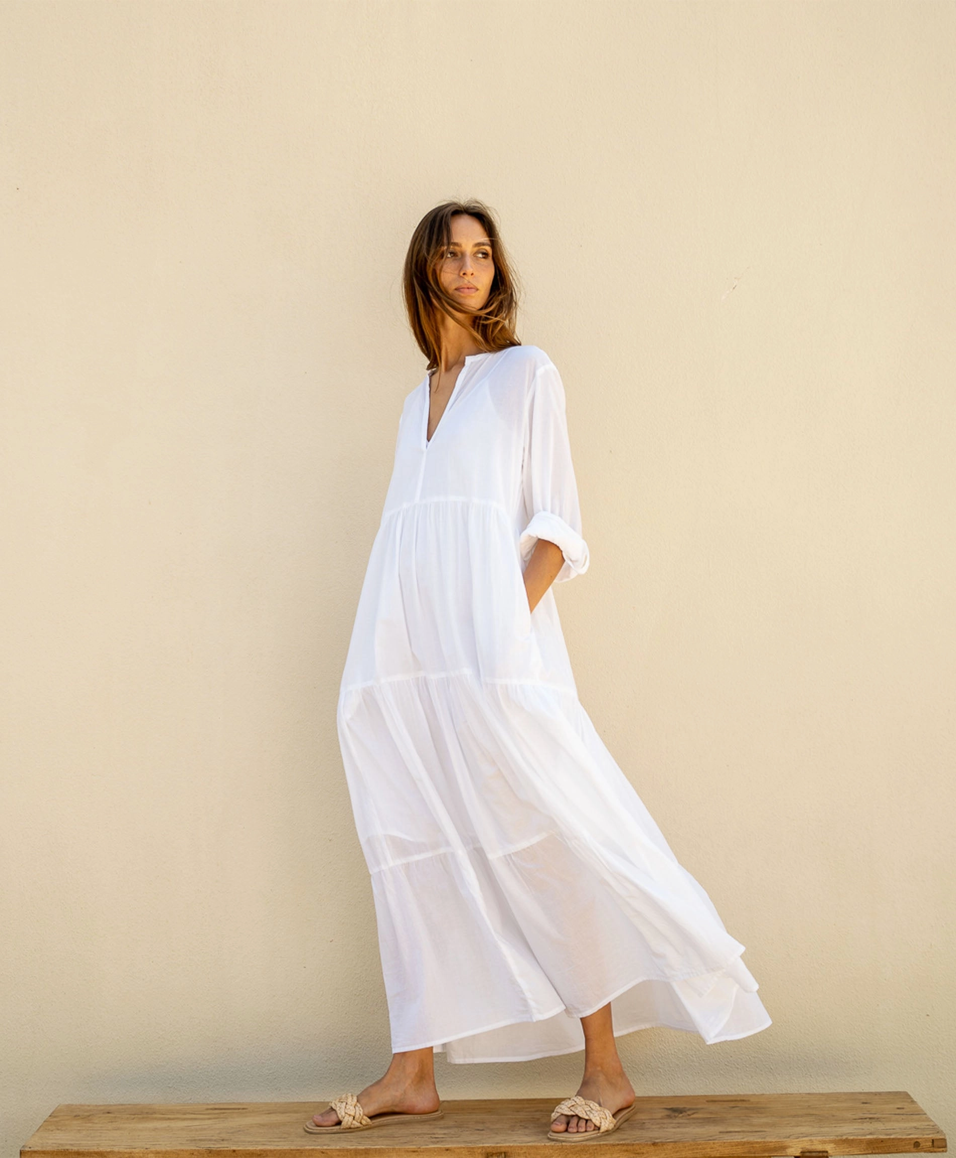 Lightweight warm-weather dress Effortless Style Lottie Kaftan