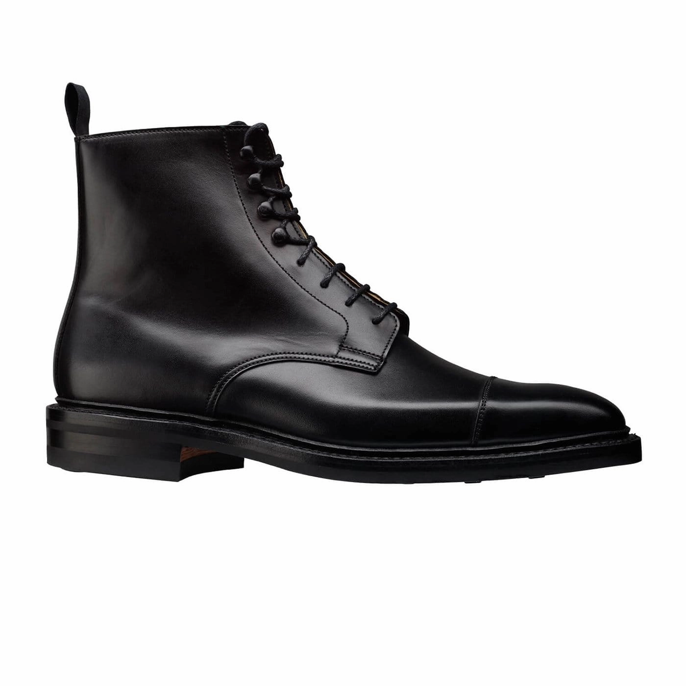 Rugged Built Work Commute Northcote Black Wax Calf