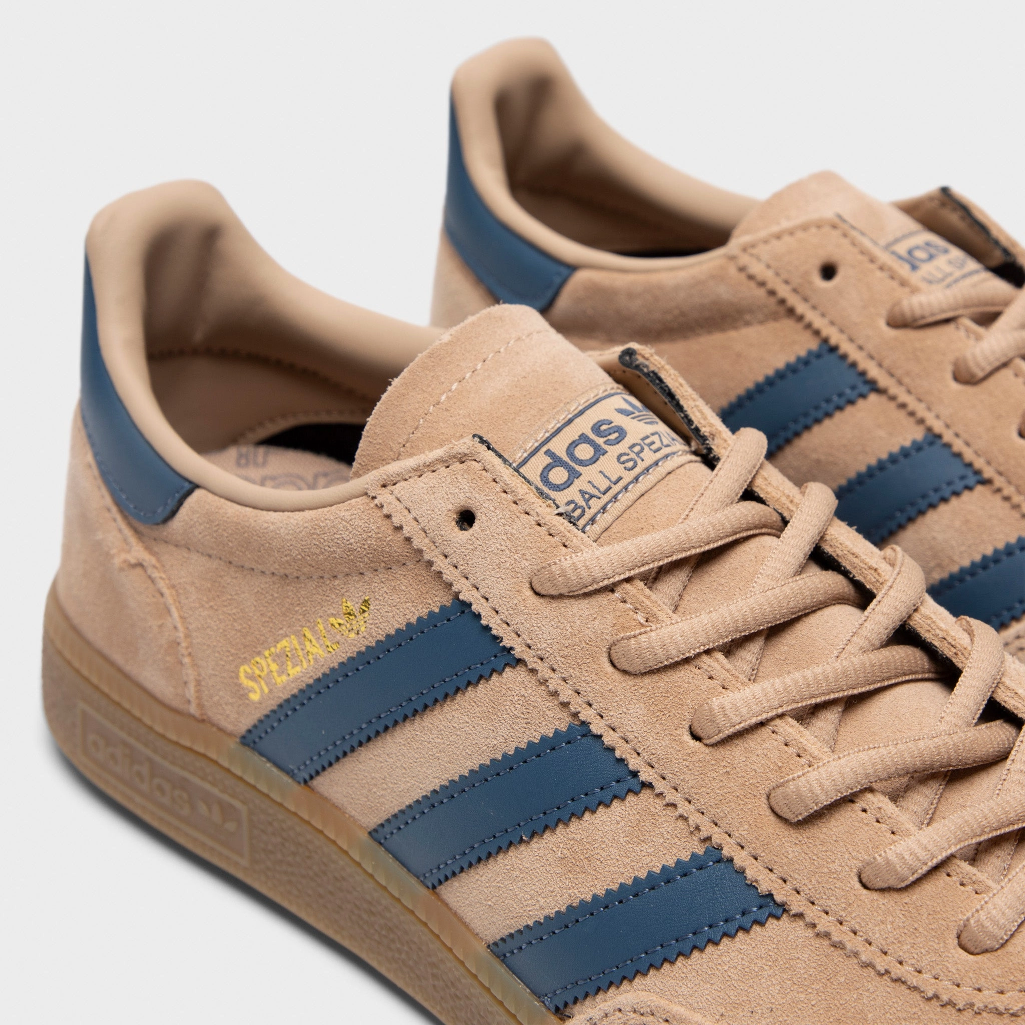 adidas Originals Handball Spezial Warm Sandstorm / Blue Extra Flex Training Flex