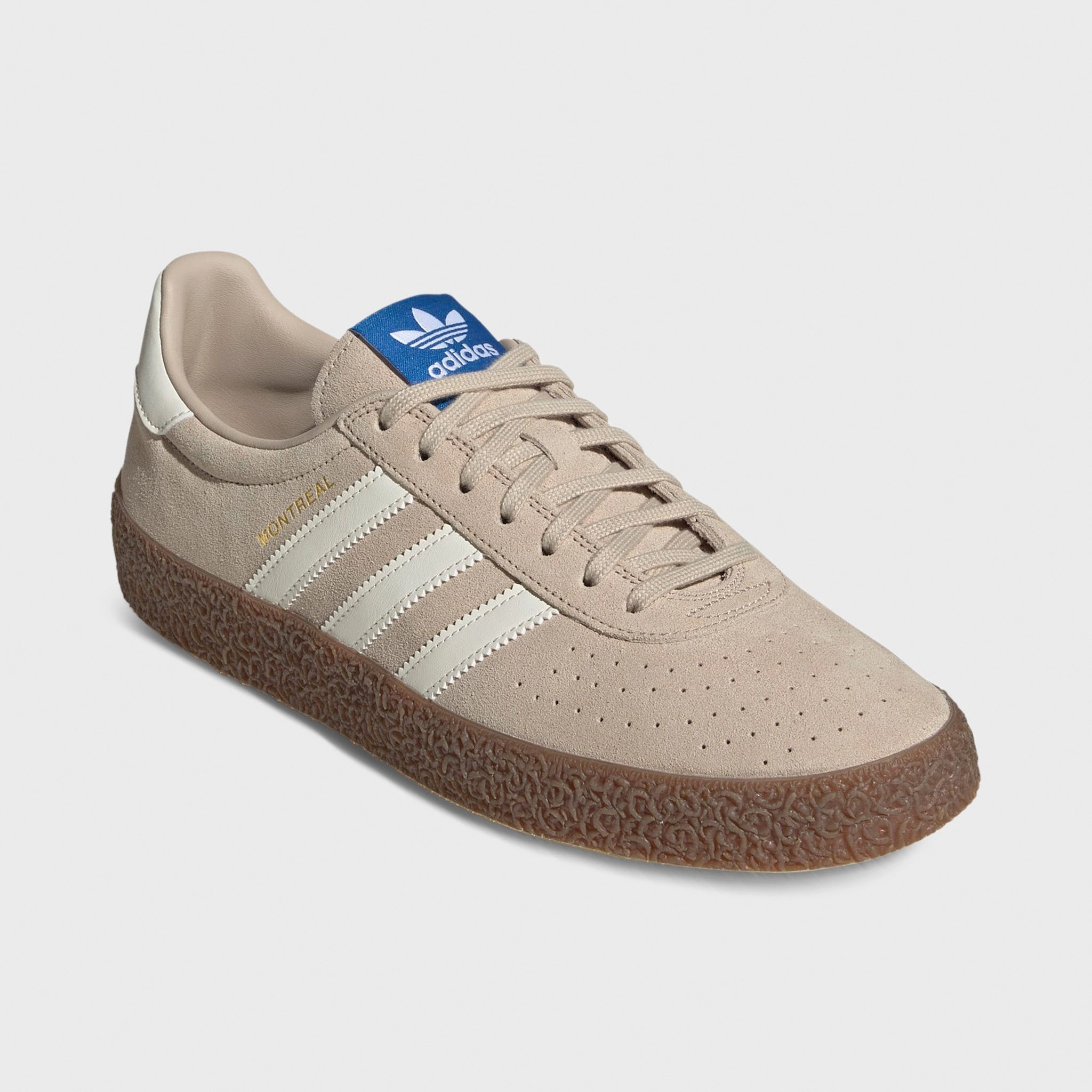 adidas Montreal White / Gum Reinforced Eyelets