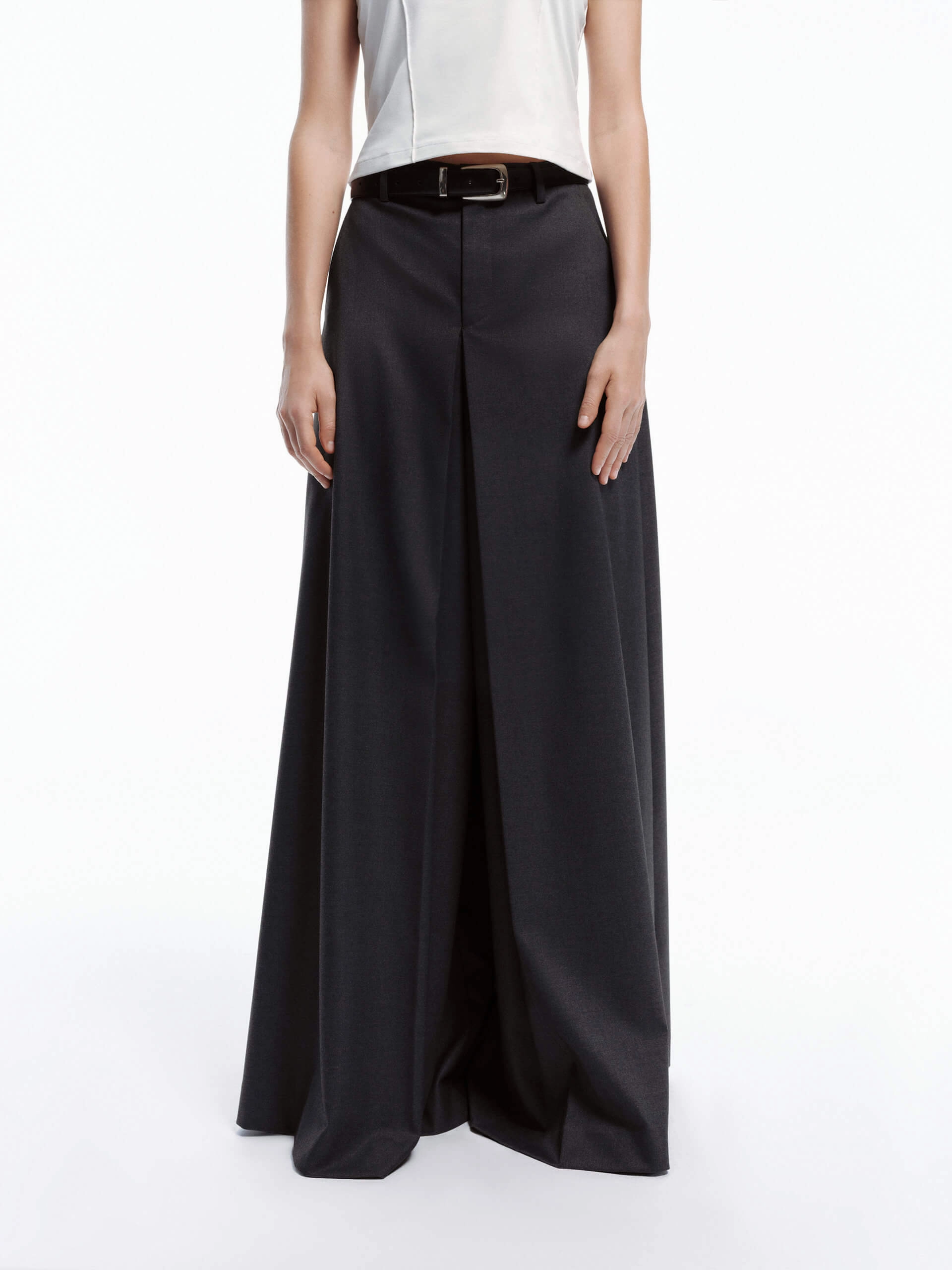 Casual Vibe Low Waist Wide Leg Pants
