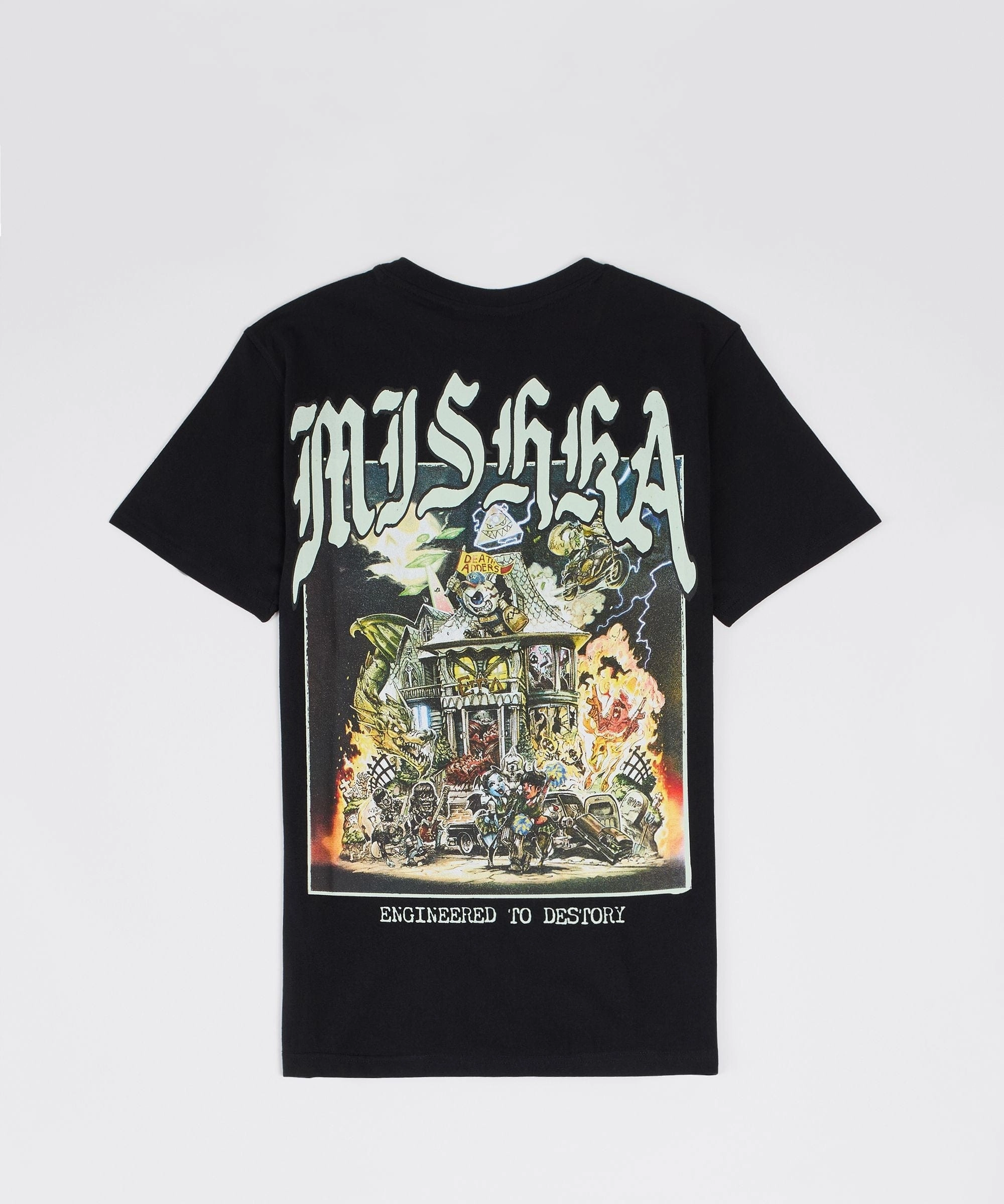 MultiPocket OdorControl Mishka Haunted Short Sleeve Tee - Black
