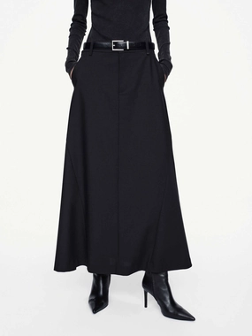 Body Shape Water Resistant Finish A-line Pleated Skirt