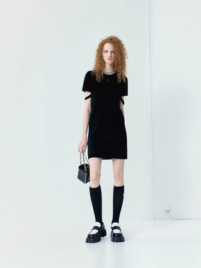 Love Soft Cutout Sleeve T-Shirt Dress