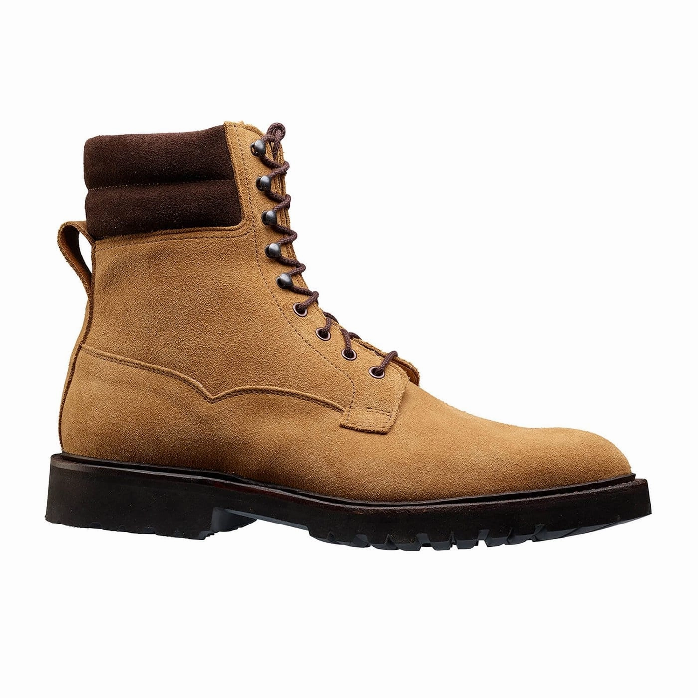 Daily Rhythm Ross Fawn Suede & Dark Brown Suede Collar