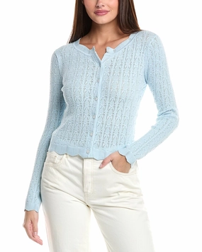 Trendy Winter Fashion Layer LUXE ALWAYS Pointelle Cardigan