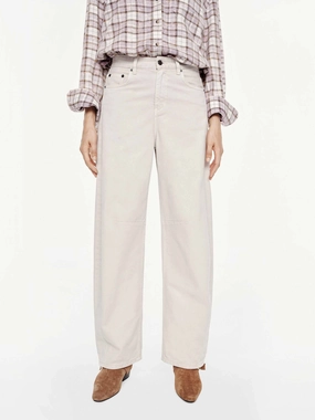 Abrasion Resistance Urban Energy Barrel Leg White Jeans