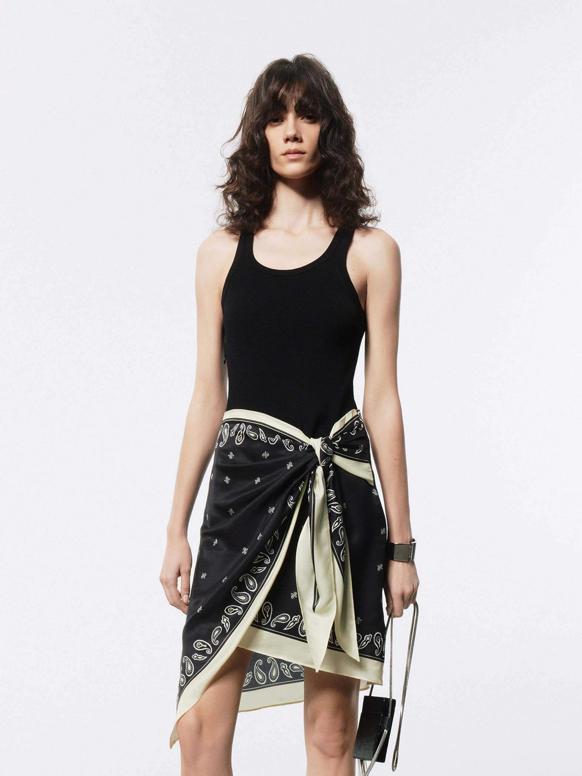 Floral Comfort Tie Waist Tank Dress