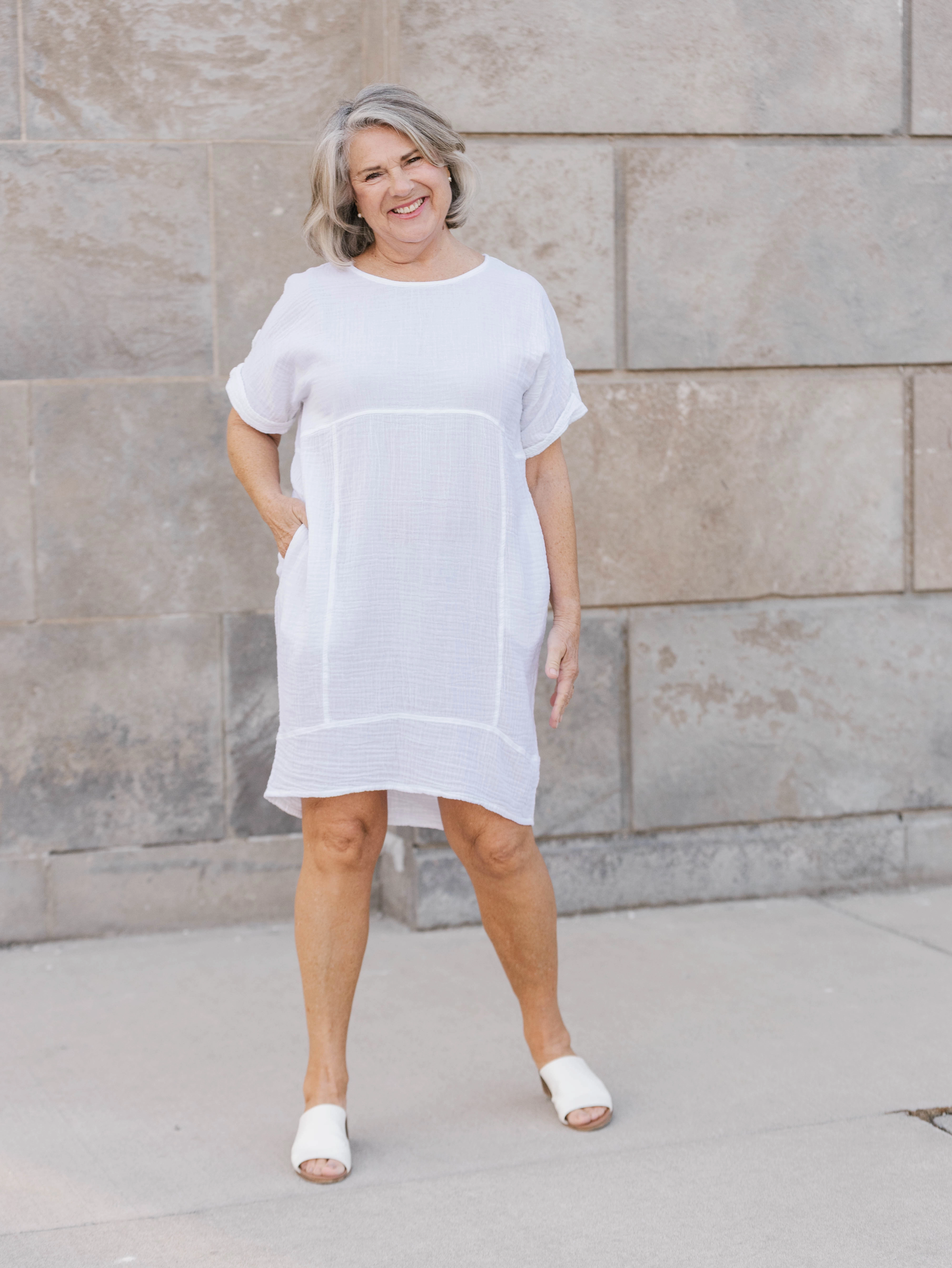 Marcella Dress Asymmetrical Cut