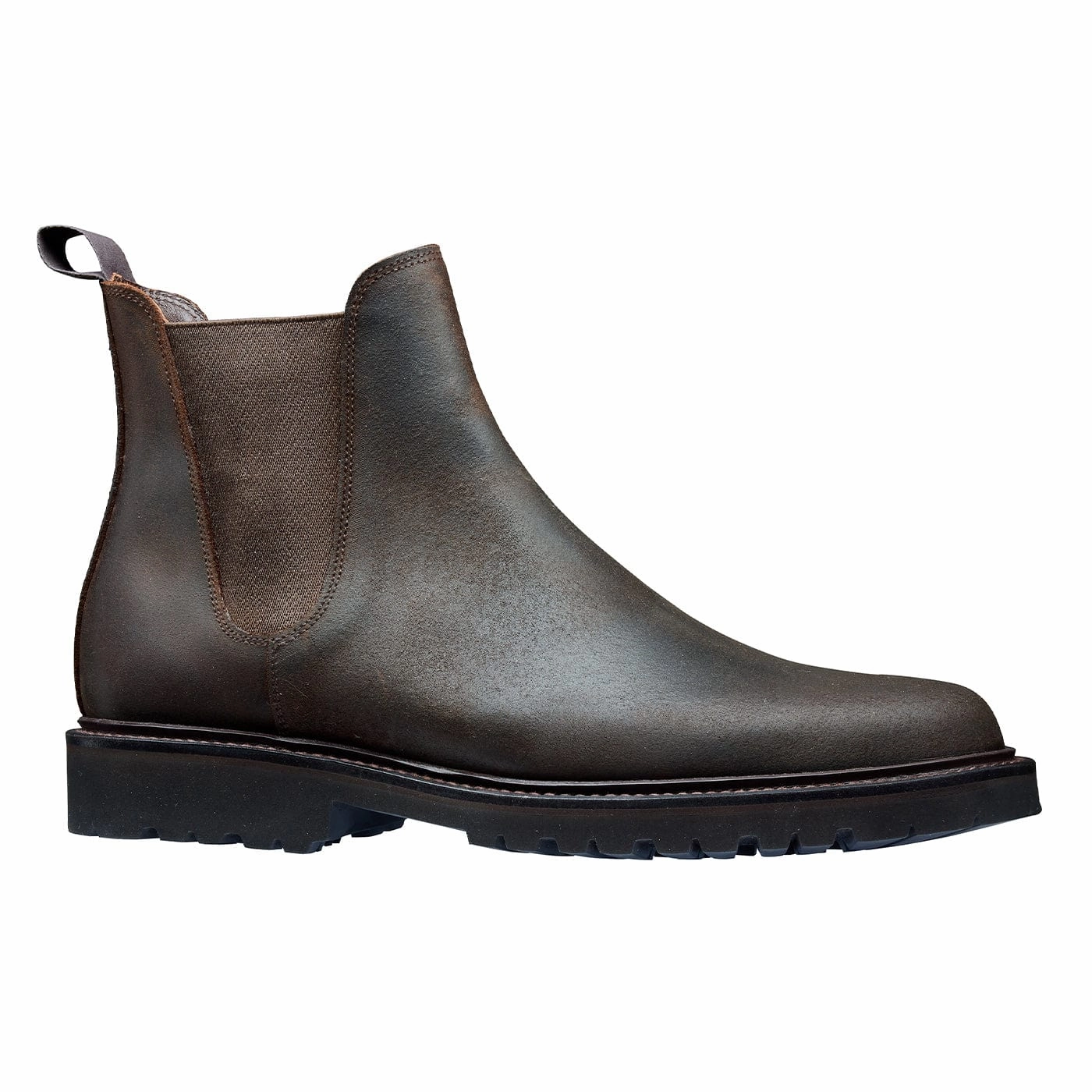 Margie 2 Dark Brown Rough-Out Suede Stable Comfort Toe Box