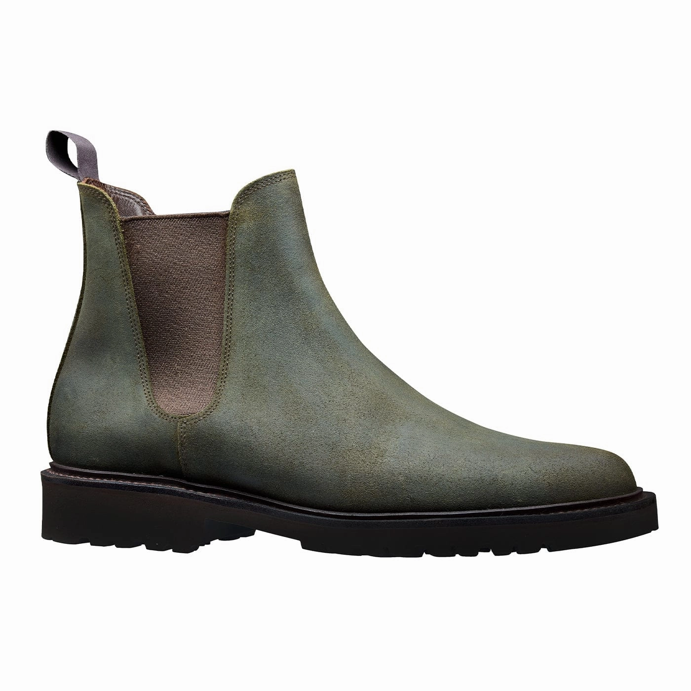 Margie 2 Green Rough-Out Suede Cushioned Step Cold Climate Feather Light Rough Trail Hiker