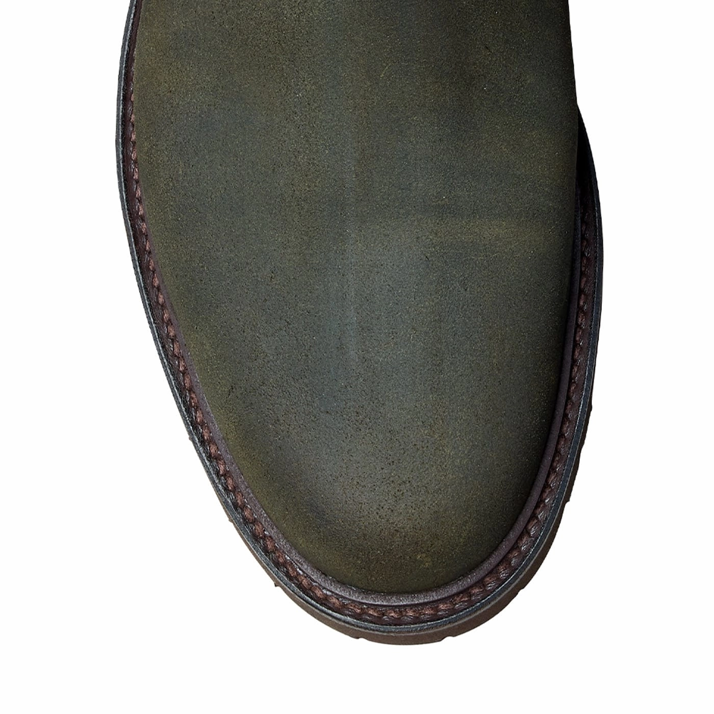 Margie 2 Green Rough-Out Suede Mud Resistant Stylish Explorer easy to remove