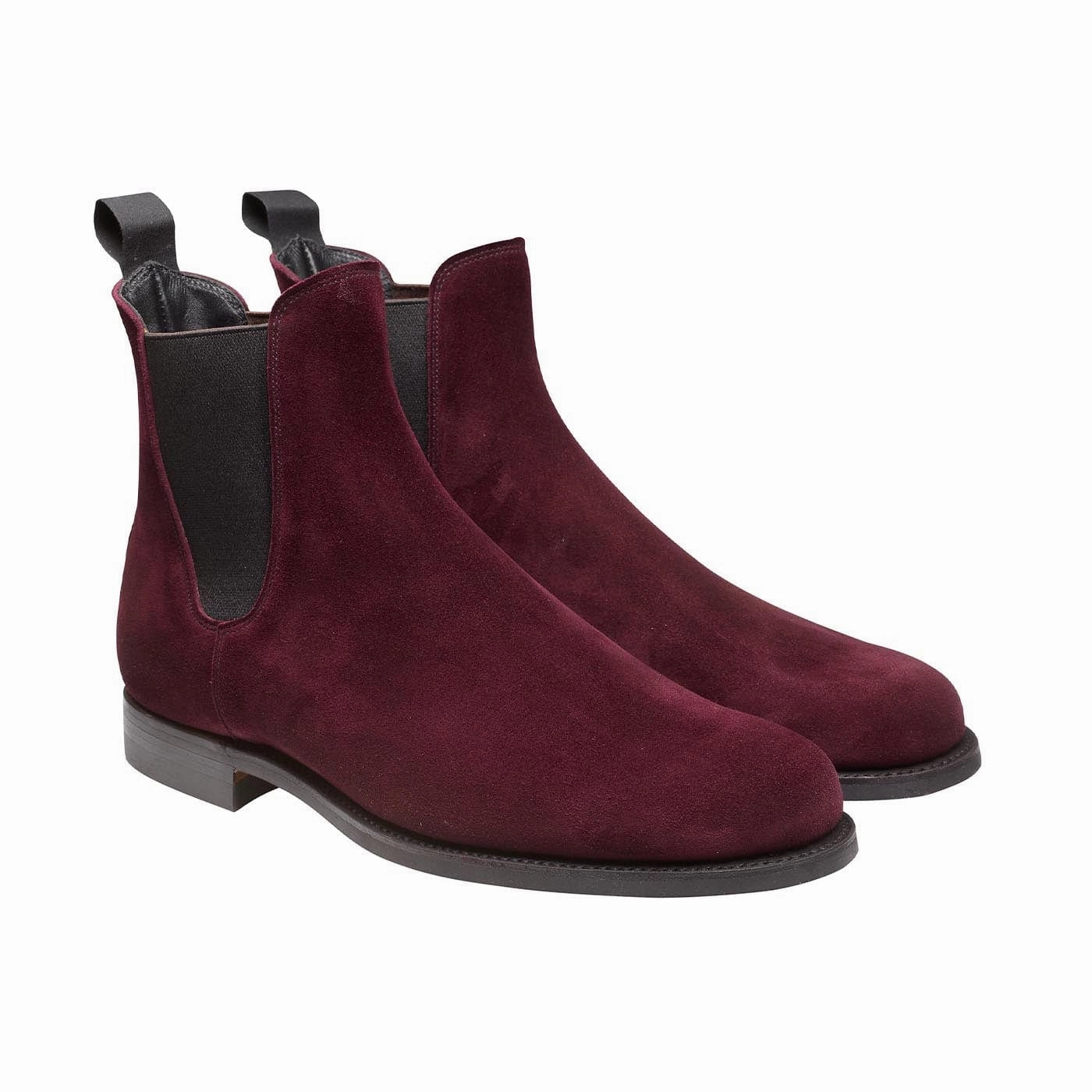 Zip Up Style Margie Plum Calf Suede