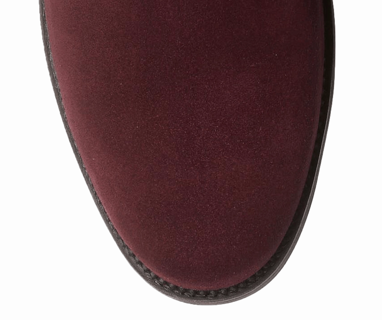 Margie Plum Calf Suede Cushioned Base