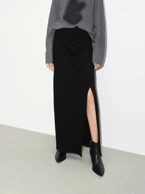 Adaptable Style Maxi Side Slit Skirt