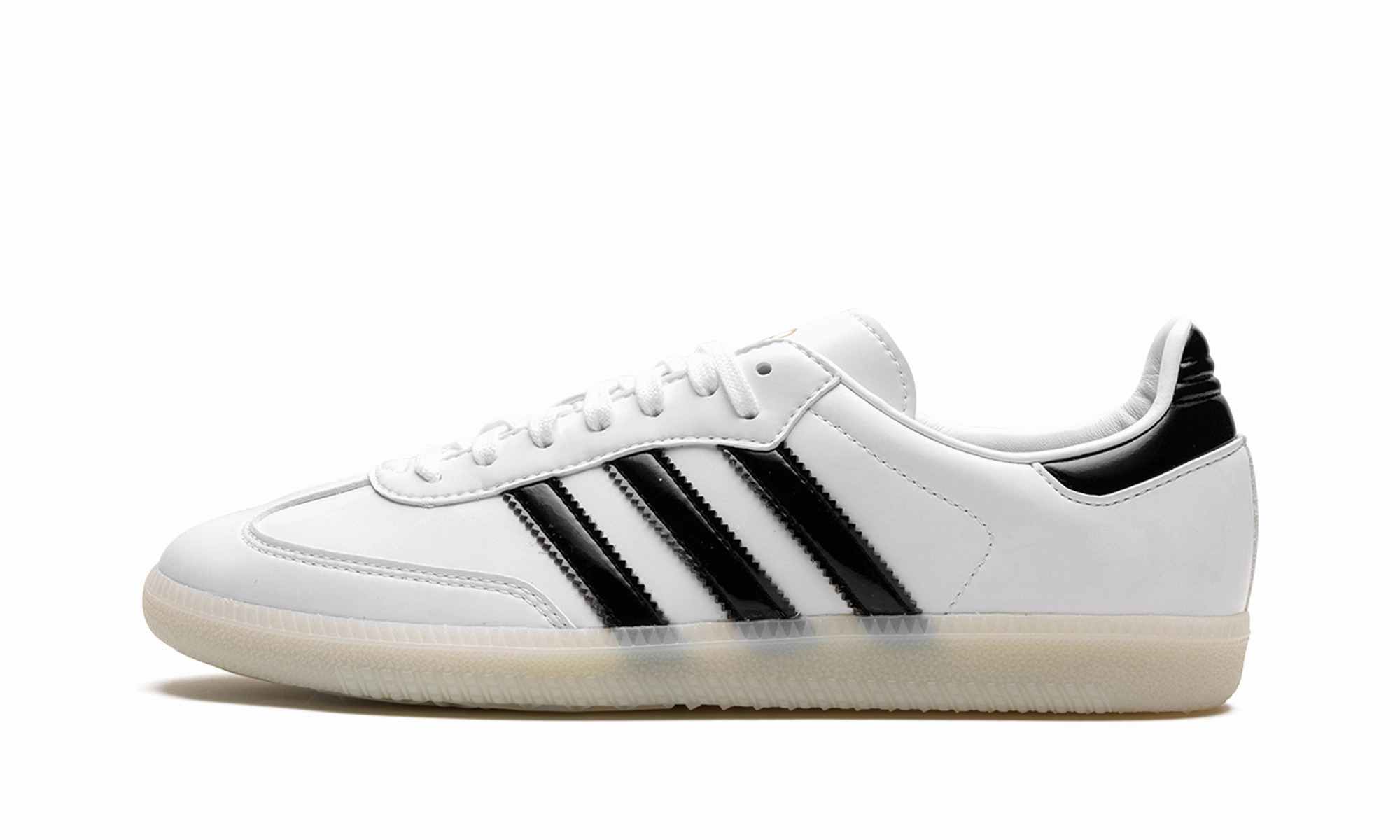 Samba "Jason Dill - White Patent Leather" Arch support High Flex