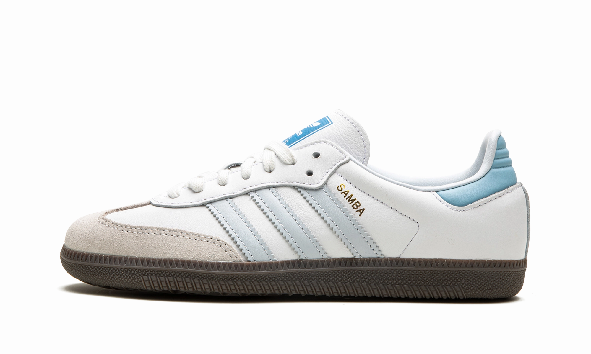 Contoured Footbed Shape Fast Move Samba OG "White / Halo Blue"